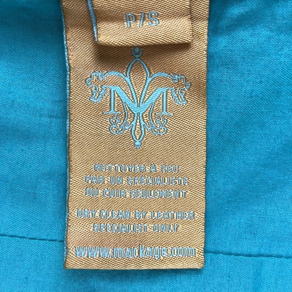 MACKAGE Military Ruffle Blazer in Taupe - Picture 6 of 14